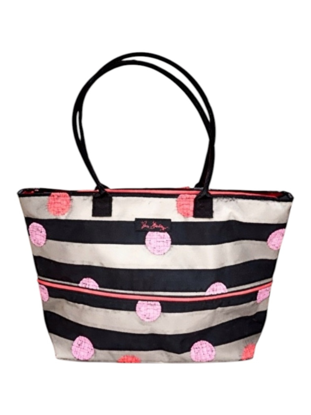 Vera Bradley Expandable Maxi Travel Tote in Havana Hot Spots| Pink Dots - Picture 3 of 16
